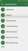 Learn MS Project Plakat