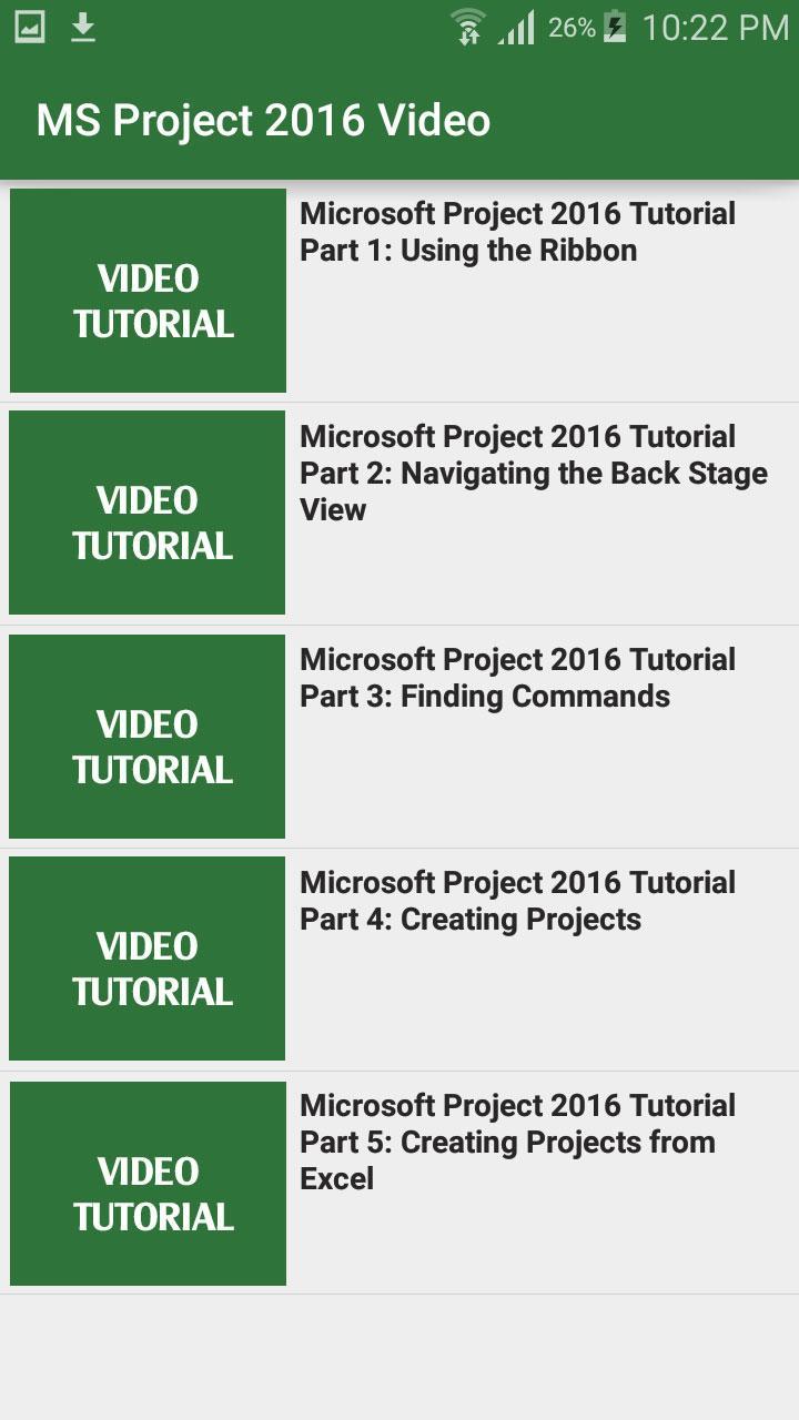 Learn Ms Project For Android Apk Download