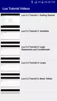 Learn Lua Programming تصوير الشاشة 3