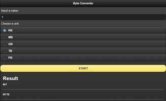 BYTE CONVERTER स्क्रीनशॉट 3