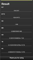 BYTE CONVERTER स्क्रीनशॉट 1