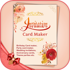 Digital Invitation Card Maker icône