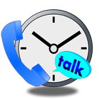 Notification of talk time icon