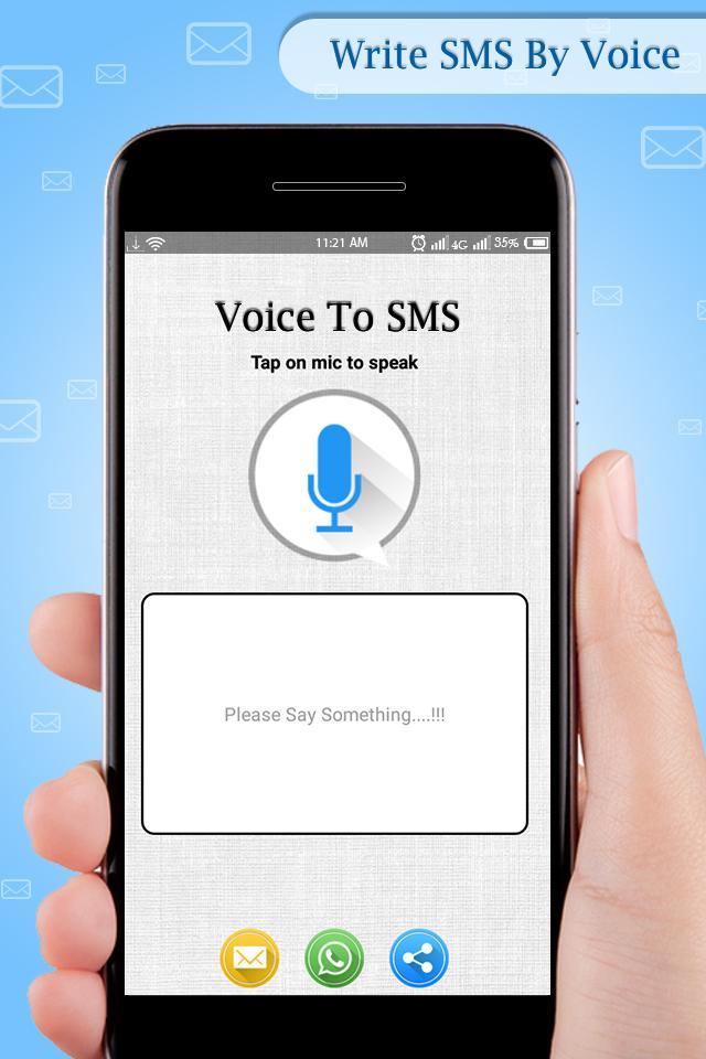 Write SMS. Write by Voice.