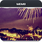 Bright Fireworks Memo آئیکن