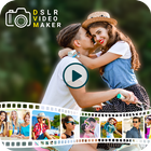 DSLR Photo Video Maker With Music ícone