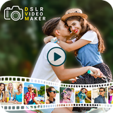 DSLR Photo Video Maker With Music ícone