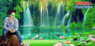 Waterfall Photo Editor : Water Photo Frame
