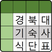 경북대학교 기숙사 식단표