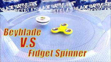 Fidget Spinner Beyblade Battle Affiche
