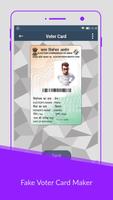 Voter id Card Maker Prank captura de pantalla 3