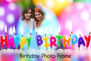 Birthday Photo Frames Affiche