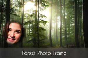 Forest photo frame Poster