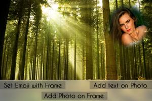 Forest photo frame syot layar 2