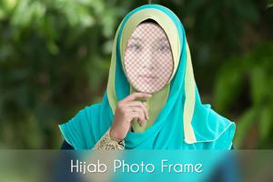 Hijab photo frames Cartaz