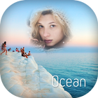 Ocean photo frames ícone
