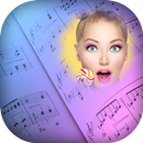 Music notes photo frames APK