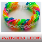 Rainbow loom bracelets icon