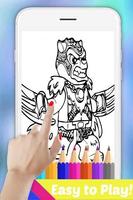 Easy Drawing Book for Lego Chima by Fans ポスター