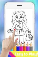 Easy Drawing Book for Lego Friends by Fans پوسٹر