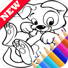 Easy Drawing Book for Pound Color The Puppies Fans आइकन