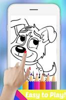 Easy Drawing Book for Pound Color The Puppies Fans スクリーンショット 1