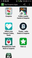 Top Coupons Apps ภาพหน้าจอ 1