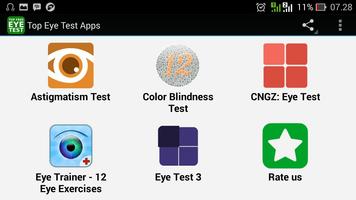 3 Schermata Top Eye Test Apps