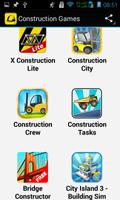 Top Construction Games plakat