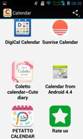 Top Calendar Apps capture d'écran 1