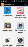 Top Camera Apps capture d'écran 1