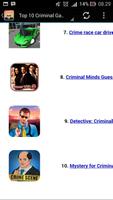 Top Criminal Games ภาพหน้าจอ 3