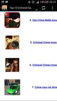 برنامه‌نما Top Criminal Games عکس از صفحه