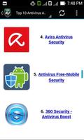 برنامه‌نما 30+ Antivirus Apps عکس از صفحه