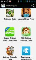 Top Animal Quiz Affiche