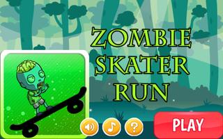 Free Games Zombie Skater Run Affiche