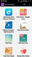 Top Diet Apps Cartaz