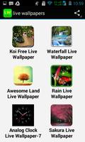 Top Live Wallpapers Apps Affiche