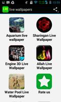 Top Live Wallpapers Apps captura de pantalla 1