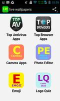Top Live Wallpapers Apps captura de pantalla 2