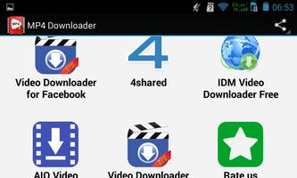 برنامه‌نما Top Mp4 Downloader عکس از صفحه