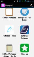 برنامه‌نما Top Notepad Apps عکس از صفحه