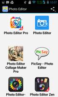 Top Photo Editor Apps Affiche
