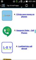 Top VoIP Apps capture d'écran 1
