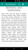 Novel Berawal Dari Sandiwara Cartaz