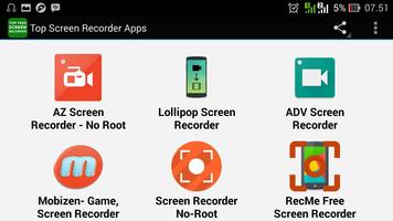 Top Screen Recorder Apps captura de pantalla 2