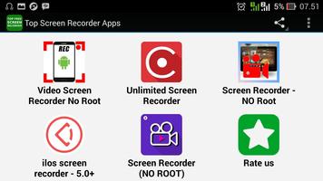 Top Screen Recorder Apps captura de pantalla 3