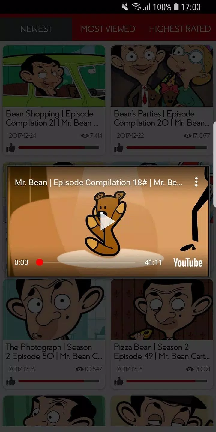 Video Of Mr Bean Cartoon APK do pobrania na Androida