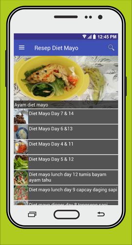 Resep Masakan Diet Mayo For Android Apk Download