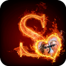 Fire Text Photo Frame-APK